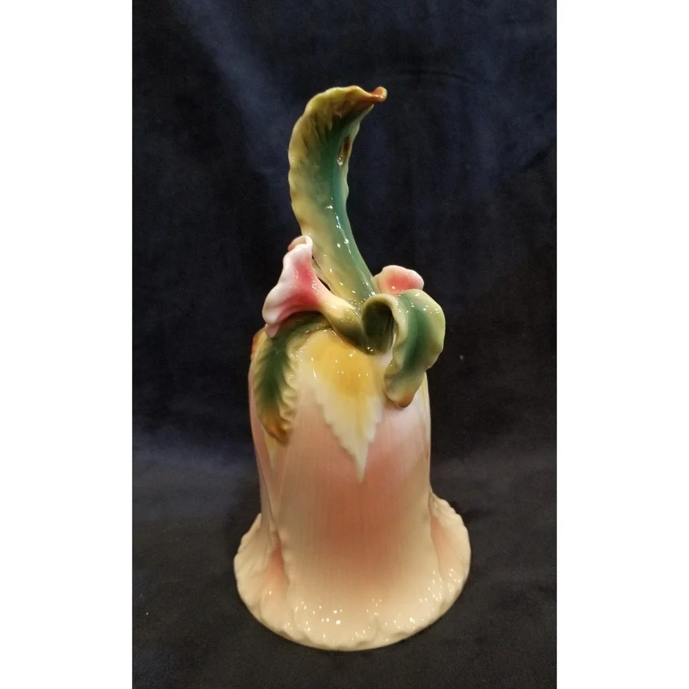 Vintage Unique Porcelain Flower Bell 6